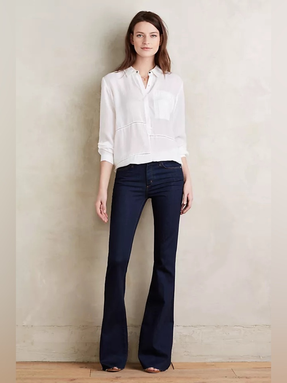 McGuire Denim Navy Flare Jeans
